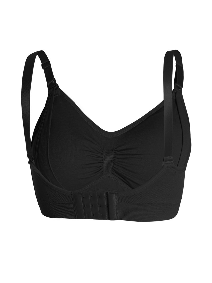 H2165P 3 piezas de ropa interior de maternidad de nylon, negro/rojo/naranja para madre - Imagen 6