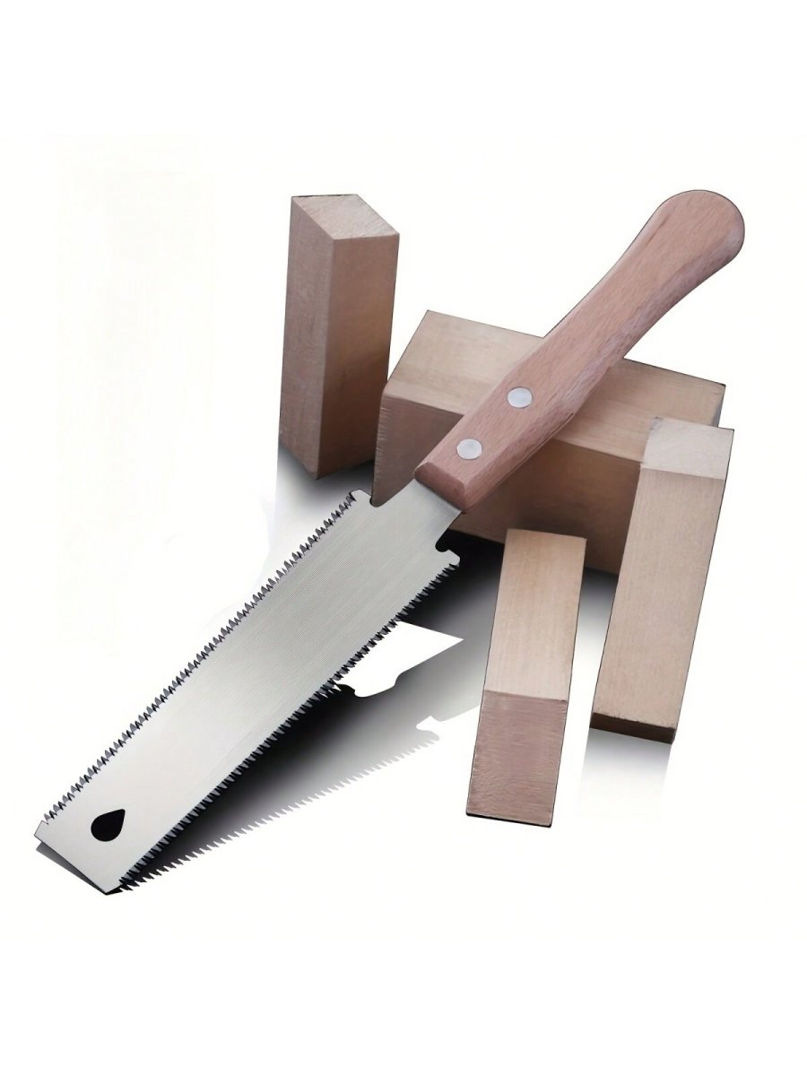 H5599P Sierra Japonesa De Mano De 6 Pulgadas De Doble Filo, Con Cuchilla Flexible, Mango De Madera De Haya Para Un Corte Suave Para Herramientas De Carpintería - Imagen 5