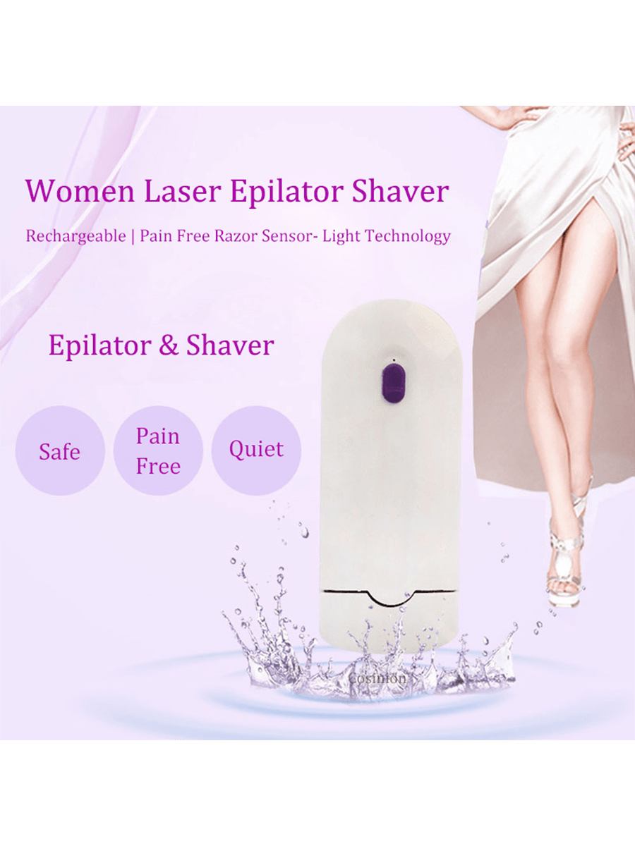 H1360P 1 Pieza Dispositivo Eléctrico De Eliminación De Vello, Dispositivo De Afeitado Unisex Con Sensor De Movimiento, Dispositivo De Afeitado Femenino Con Luz Azul, Depilador Femenino - Imagen 9