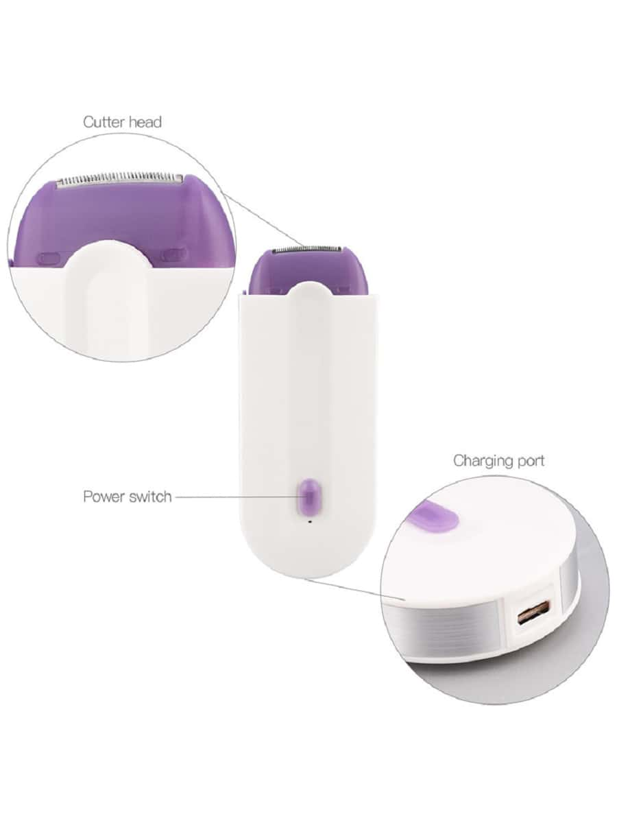 H1360P 1 Pieza Dispositivo Eléctrico De Eliminación De Vello, Dispositivo De Afeitado Unisex Con Sensor De Movimiento, Dispositivo De Afeitado Femenino Con Luz Azul, Depilador Femenino - Imagen 6