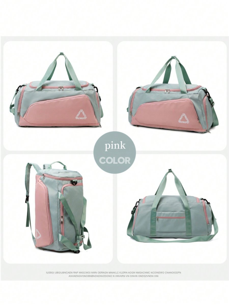 H2712P Bolsa Viaje Gran Capacidad, Bolsa Viaje Plegable para Hombres y Mujeres Bolsa Tote con Compartimientos Bolsa Deportiva Resistente al Agua Adecuadas Perfecta Gimnasio, Natación y Viaje,Maleta Deportiva Bolsa Gym Viaje Mochila Fitness Bag,Bolsa de Deporte - Imagen 5