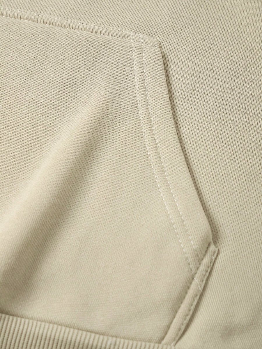 H5685P Sudadera Con Capucha Tropical Para Hombre Con Impresión De Letras, Cordón Ajustable Y Forro Polar - Imagen 3