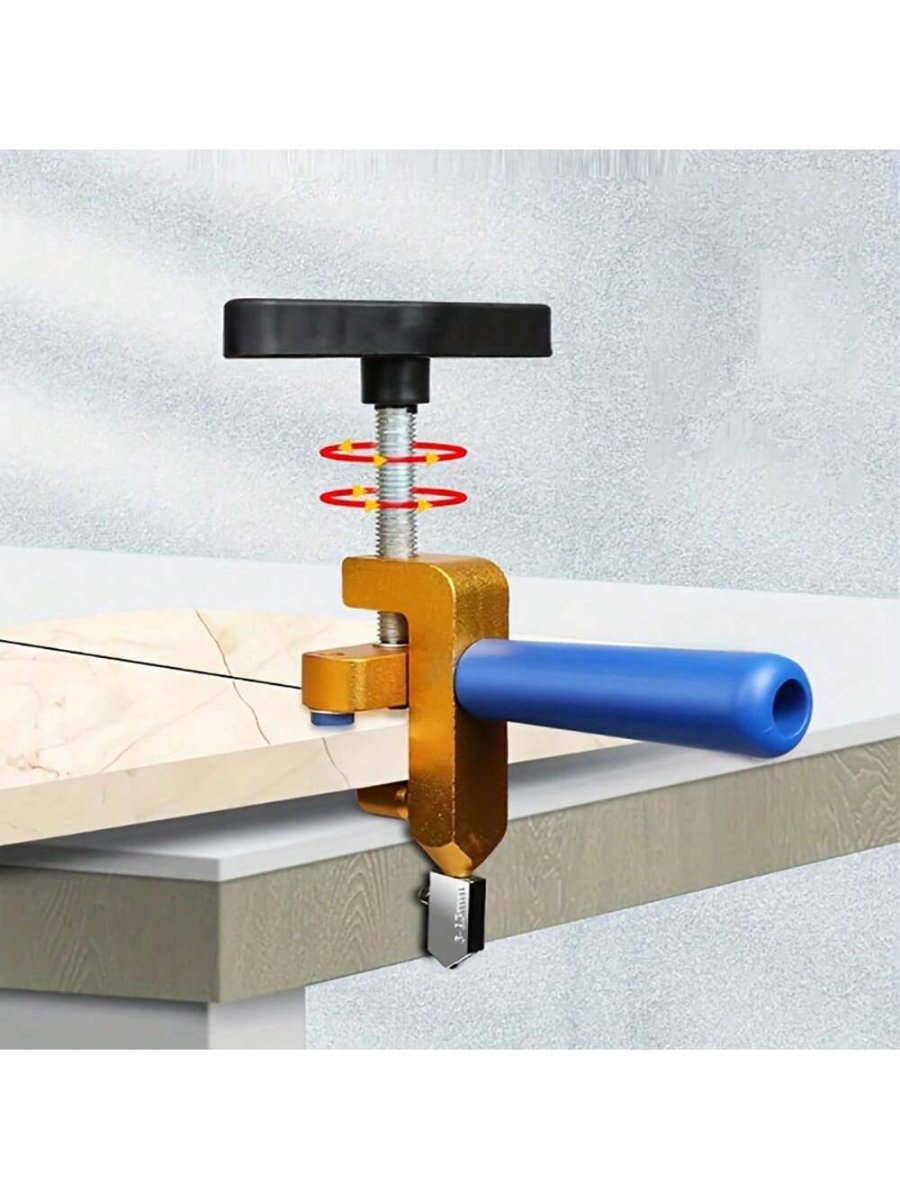 H1328P 1 Pieza Cortador De Vidrio Para Mosaicos, Rueda De Cuchilla De Cerámica Trituradora De Vidrio, Abridor De Agujeros De Diamante, Espátula De Cerámica, Accesorio De Herramienta De Mano De Corte Con Boquilla Para Cortar Baldosas De Vidrio De Construcción - Imagen 3