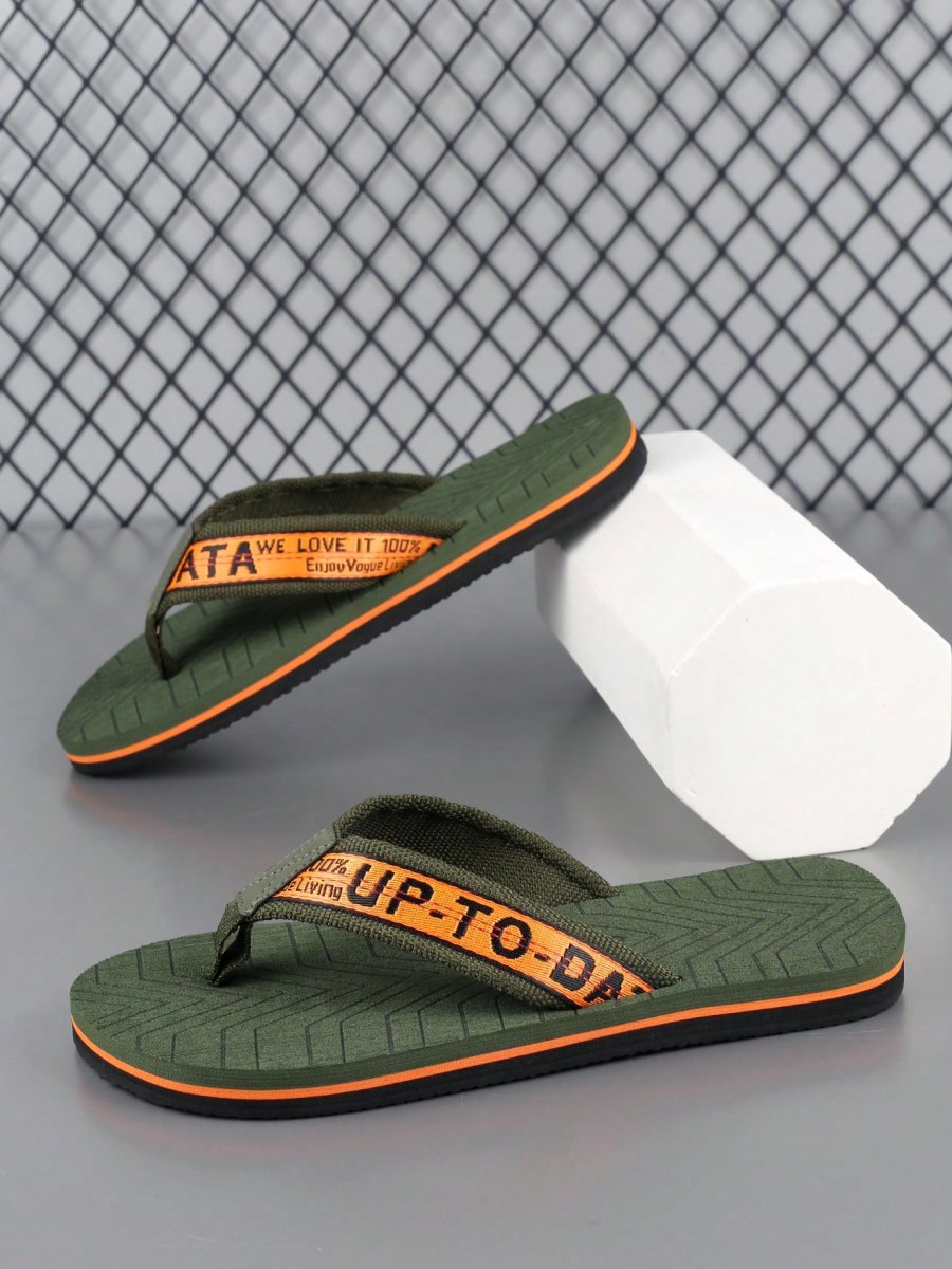 H3229P Chanclas grandes y ligeras de EVA para hombre, sandalias/casual /chanclas antideslizantes/ chanclas de playa, sólidas, con plantilla de EVA/ vacaciones/ playa / sandalias / estilo británico / chanclas para hombre, diseño de dedos abiertos, adecuadas para - Imagen 4