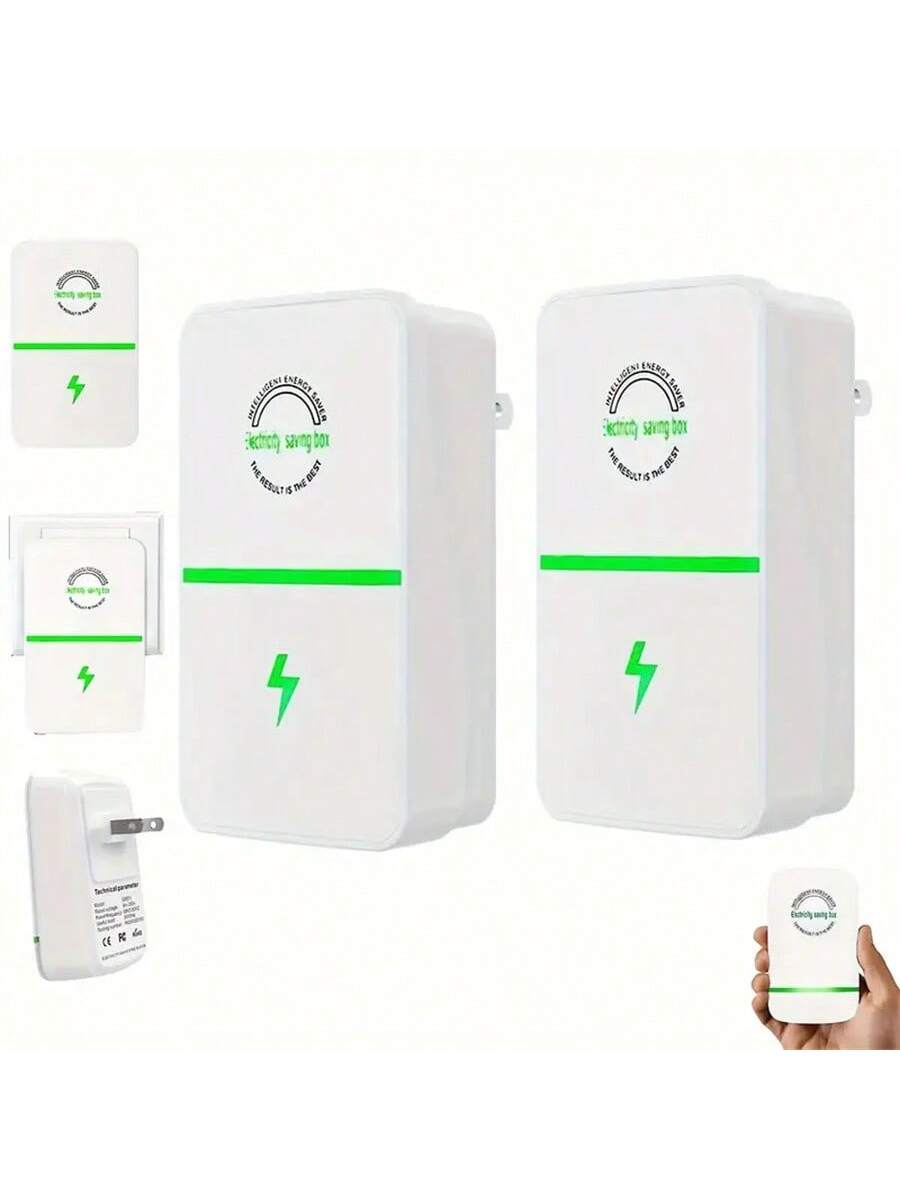 H2247P 6 Piezas Dispositivo De Ahorro De EnergÃa De Vataje De Detención Pro Power Save, Enchufe Pro Power Saver, Dispositivo De Ahorro De EnergÃa De 6 Paquetes, Caja De Ahorro De Electricidad Para Uso Entre 90v Y 250v - Imagen 4