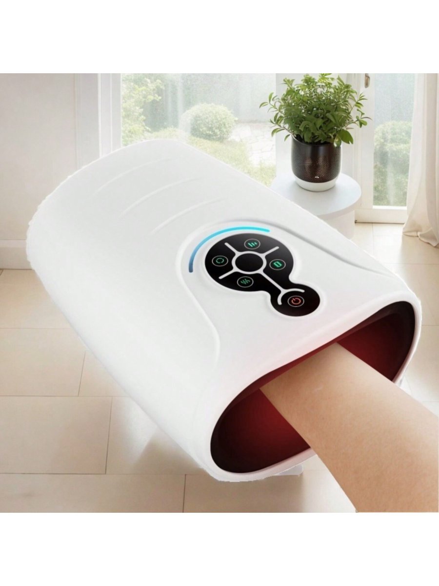 H1803P 1 pieza Masajeador de mano recargable – inalámbrico y con calor, relajación terapéutica para todos – Regalo de vacaciones perfecto para mujeres, hombres y familia – Suave pero efectivo para uso en la oficina