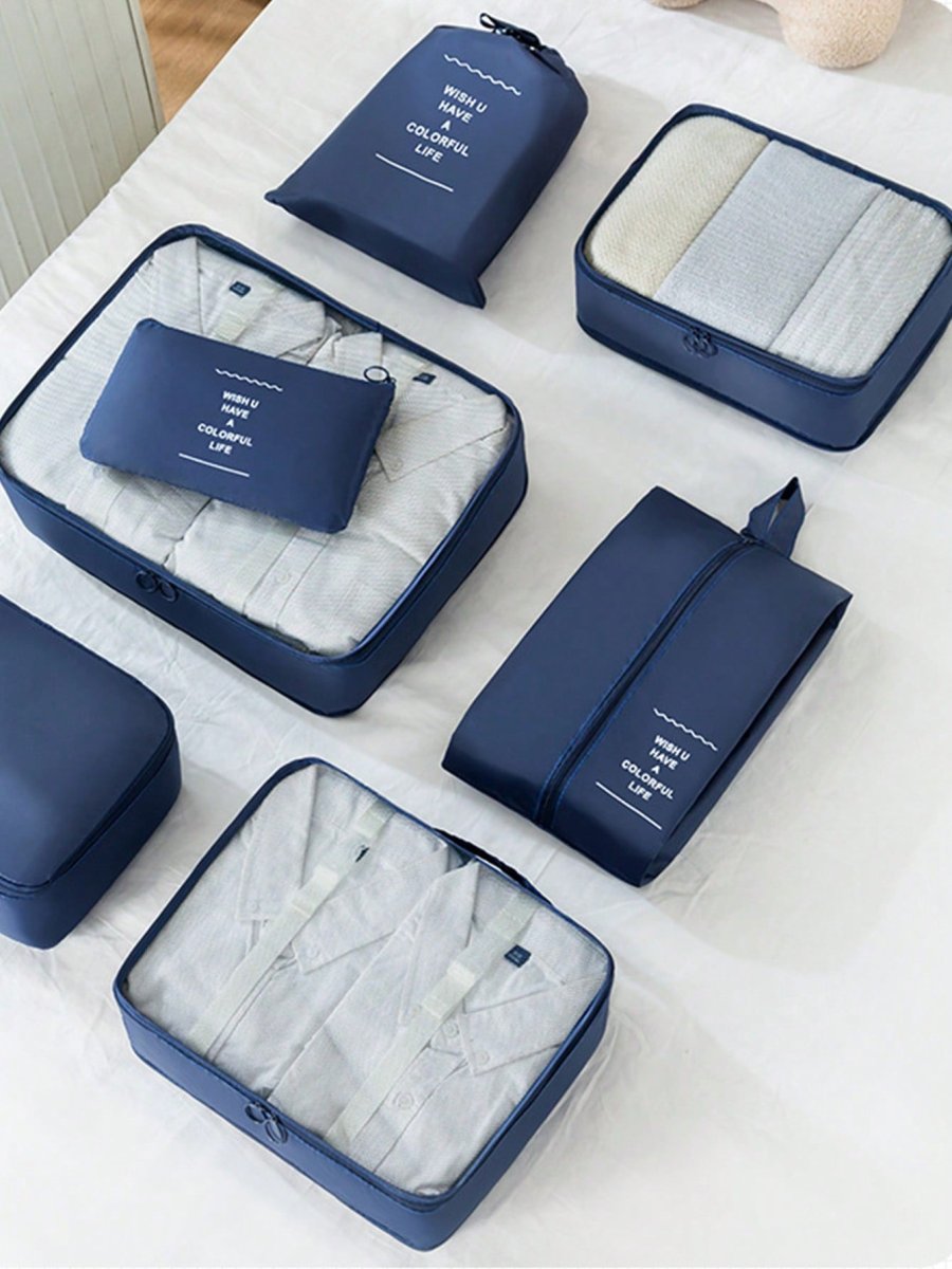 H2152P 3 juegos de cubos de embalaje de compresión, cubos de embalaje, organizadores de embalaje de equipaje plegables, bolsas organizadoras de equipaje para accesorios de viaje, almacenamiento de ropa para hombres y mujeres, esenciales de viaje para mochila - Imagen 5