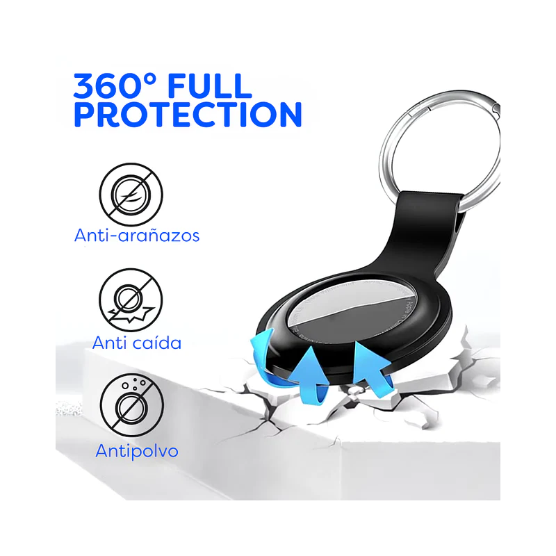 Rastreador Gps Bluetooth Funda Silicona Llavero Localizador - Imagen 6