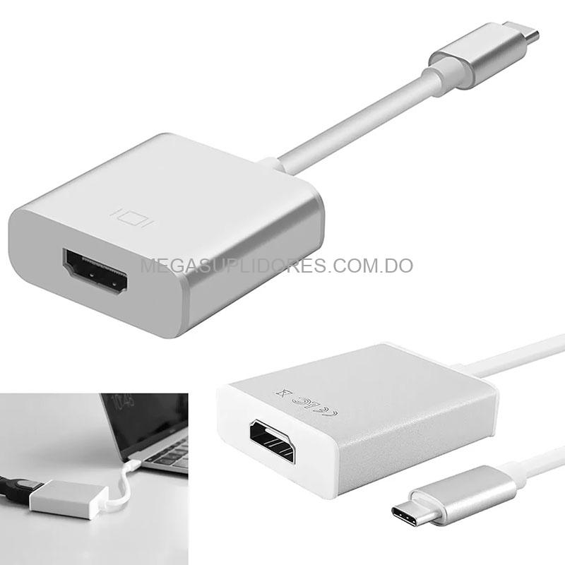 Convertidor USB TIPO C 3.1 A HDMI para Celulares | Mac | Laptops