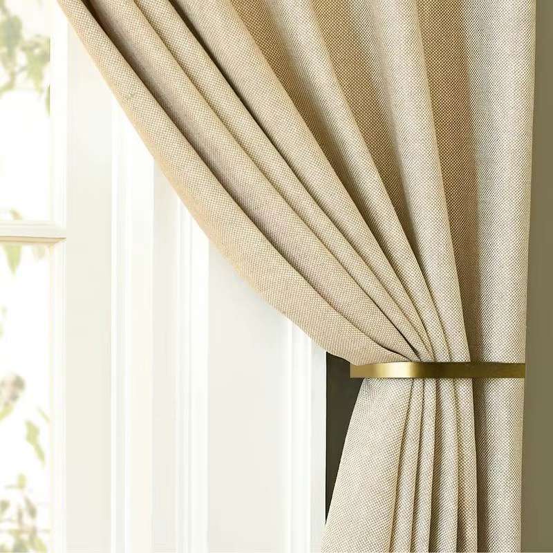 H2384P Alzapaños para cortinas, juego de 2 corbatas para cortinas de parabrisas, cenefa montada en la pared, corbatas decorativas para cortinas de parabrisas de Metal - Imagen 4