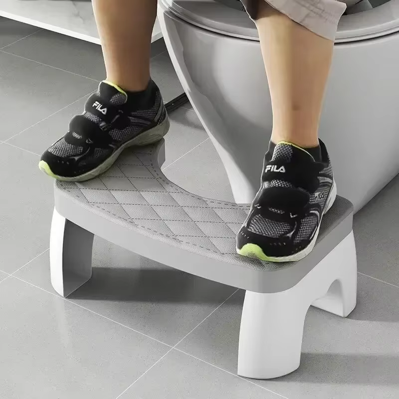 H5806P Taburete en cuclillas para inodoro de 1 piezas, asiento de inodoro antideslizante extraÃble, taburete portátil para sentadillas, accesorios de baño para adultos - Imagen 6